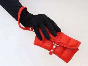 "GÄNSEHÄUFEL" rot, blau